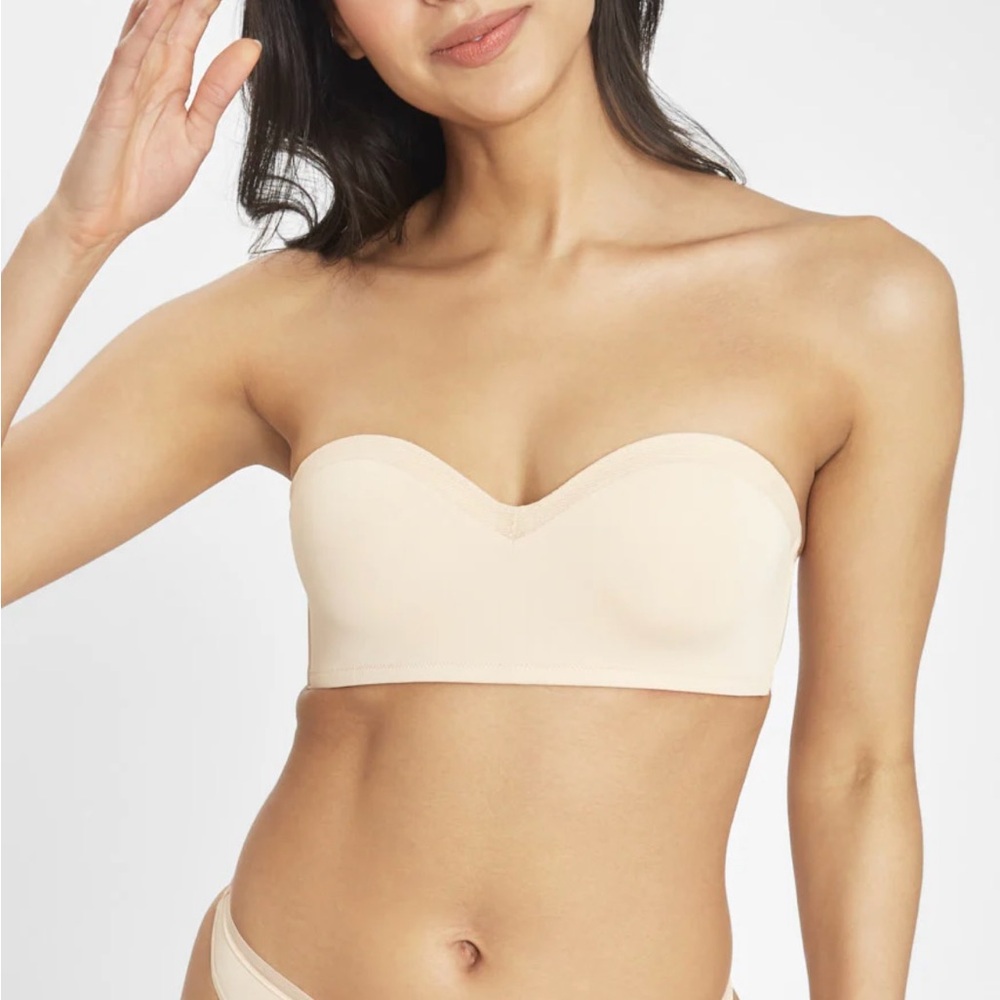 Lively Seamless Strapless Convertible Bras | 34B | Toasted Almond | Set of 2